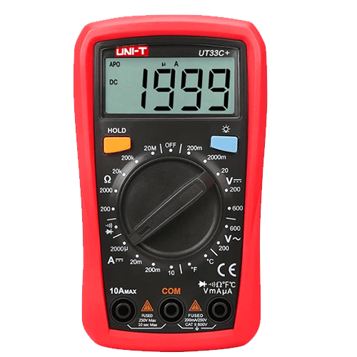 مولتی متر کوچک قابل حمل مولتی رنج +UT33C